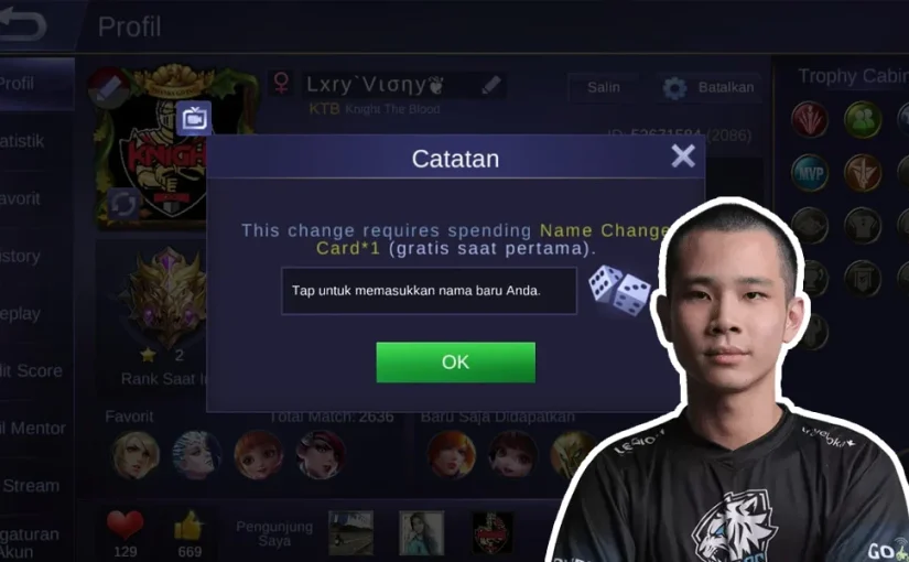 Tren Pemain Menggunakan Nama Keren dalam Game Online